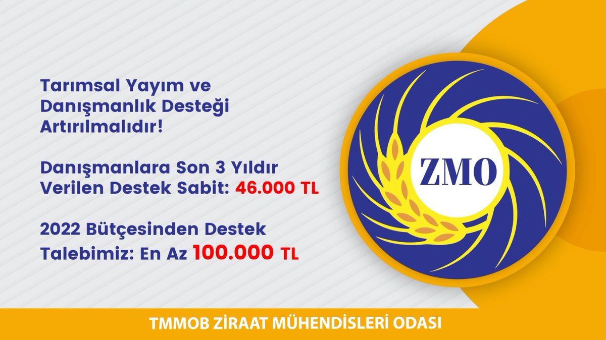 #çözümistiyoruz #atamahaktır <a href="/TMMOBZMO/">TMMOB Ziraat Mühendisleri Odası</a>  <a href="/TMMOB1954/">TMMOB</a> <a href="/TCTarim/">T.C. Tarım ve Orman Bakanlığı</a>