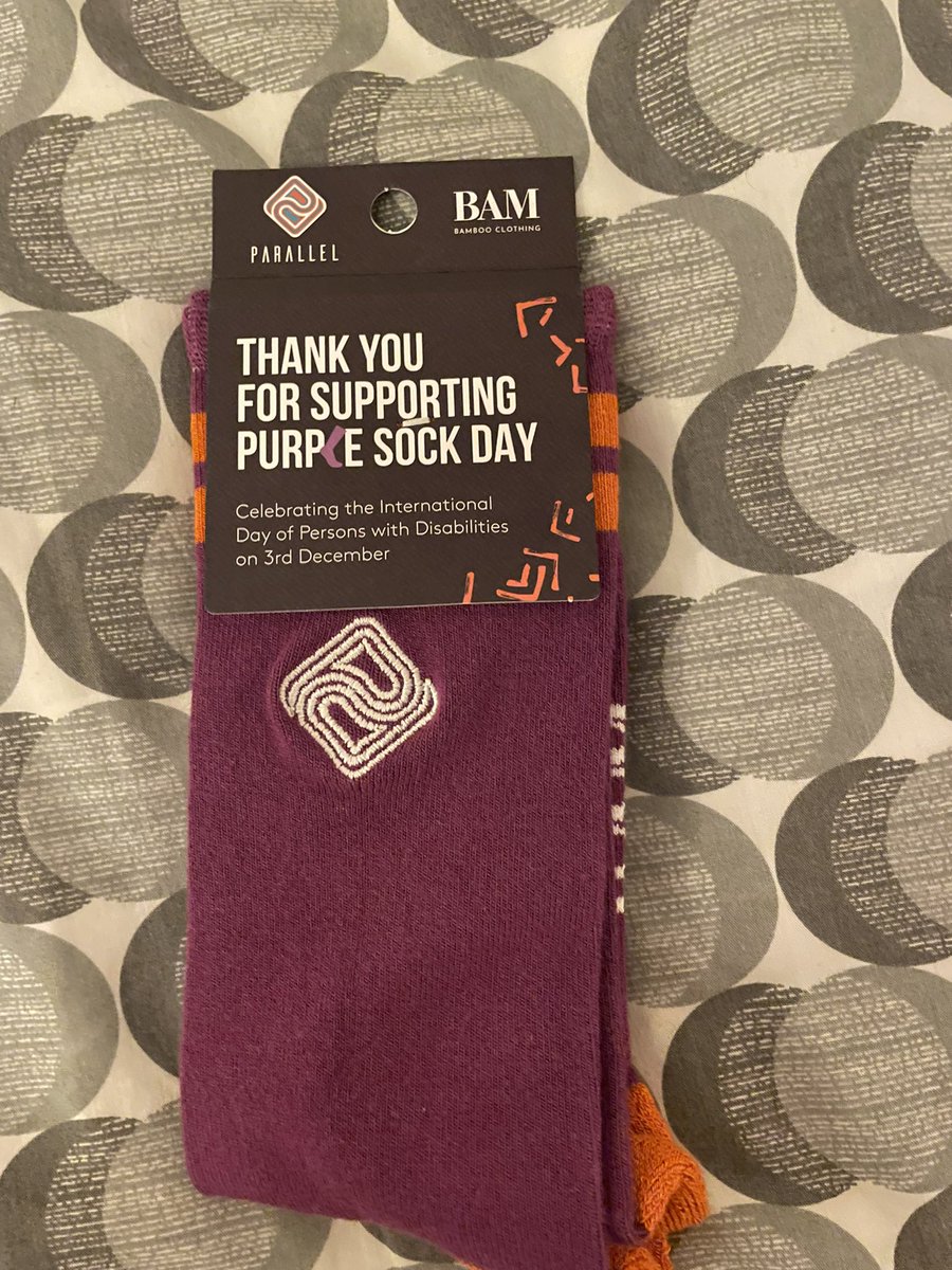 Rocking these socks today to celebrate International Day of Persons with Disabilities <a href="/englandcricket/">England Cricket</a> #leavenoonebehind