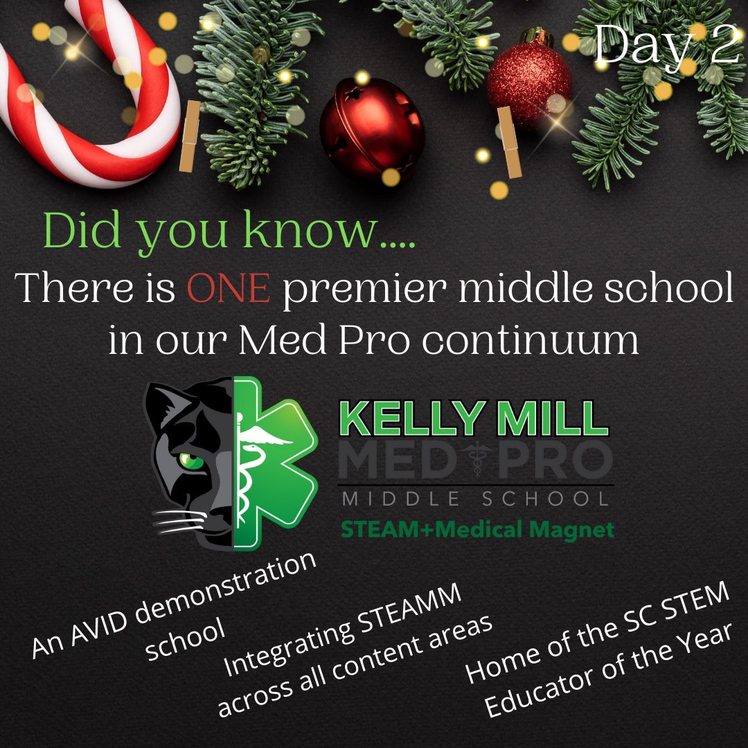 MedPro21's tweet photo. On the 2nd day of Med Pro facts we want you to know about our premier middle school @KMMPMPanthers @msdrmyers @DrRichardGriff1 @jwestmor8 @jrushing11 @TarheelEmily04 @RichlandTwo @R2Magnets @JKenely @DrBennettR2 @kmmpmavid https://t.co/TPq7KGi8wX