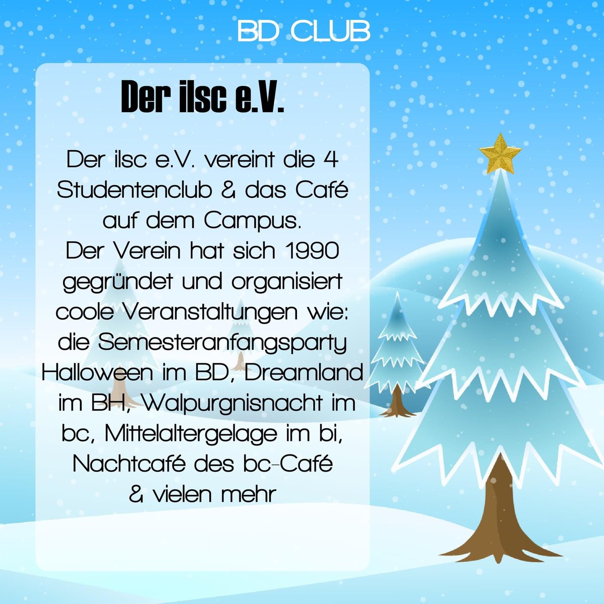 BD_CLUB's tweet photo. Türchen Nummer 3 💙
Heute erfahrt ihr einiges über unseren Verein https://t.co/nOWyzRhzh6