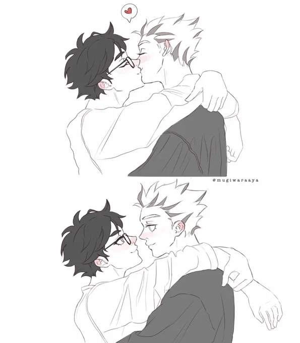 tender bokuaka moments  #BokuAka 