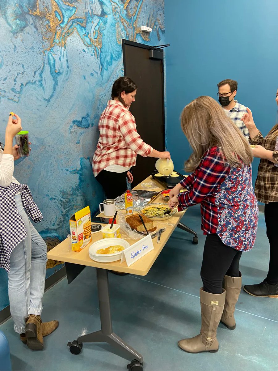 team_basys's tweet photo. Flannel and Flapjacks was a BIG hit at BASYS. #goodmorning #breakfast #breakfastatwork #flannel #flapjacks #career #culture https://t.co/yMo1xGEvcP