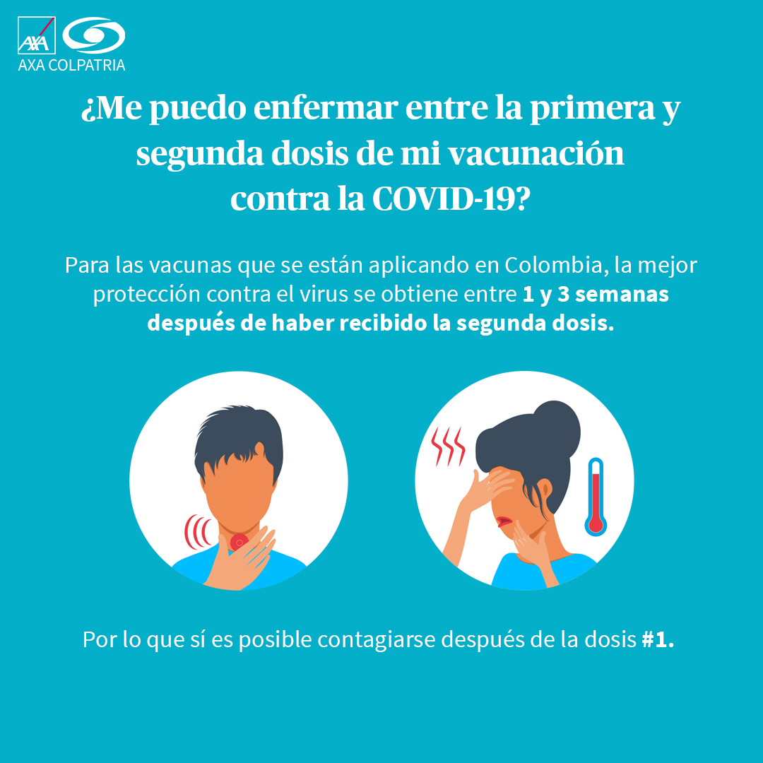AXACOLPATRIA's tweet image. ✋ Existe el riesgo de contagio por COVID-19 entre la primera y segunda dosis de la vacuna, por eso es muy importante que te cuides y tengas presentes todos los cuidados de bioseguridad. Conócelos a continuación ↓ #NoBajemosLaGuardia