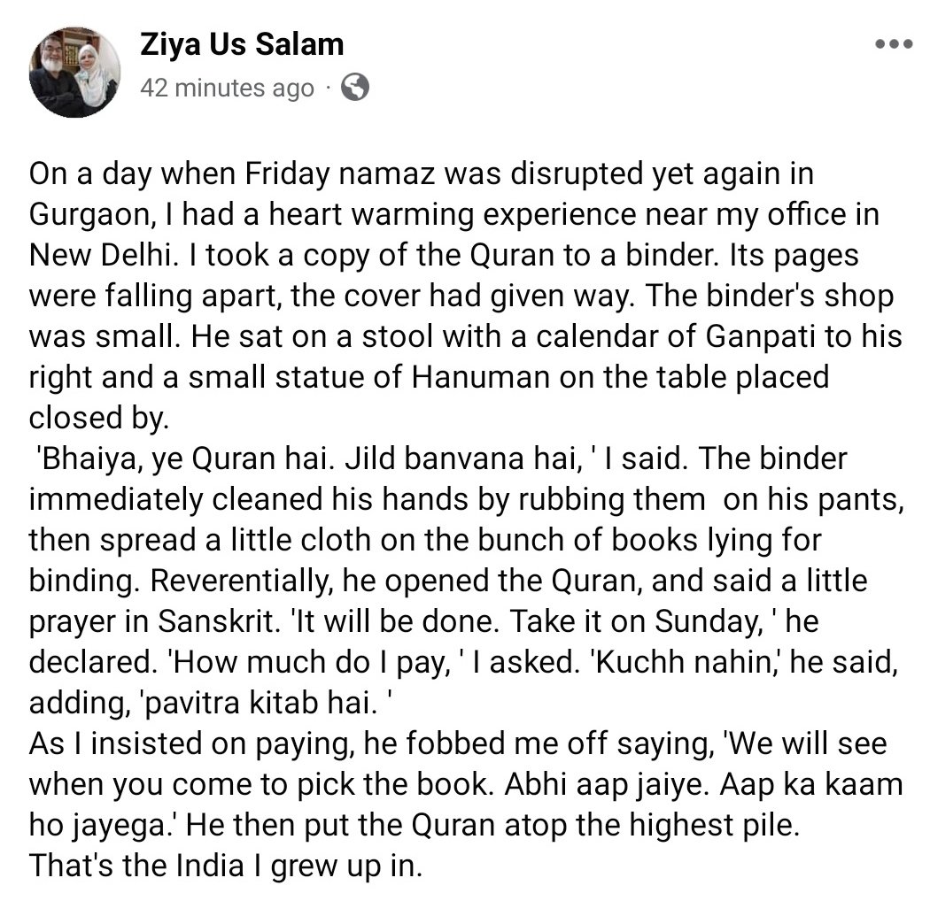 ziyaussalam's tweet photo. My India, not Mo-Sha's India https://t.co/Ys9iAKDc6x