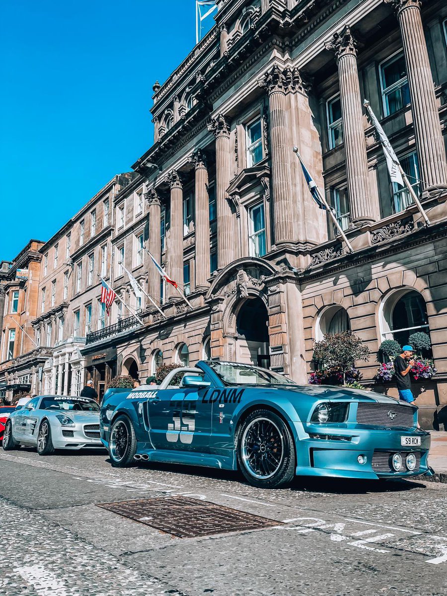JLS_Mustang's tweet photo. @christie_x_x Here it is outside The George Hotel in Edinburgh earlier this year at the start of Modball U.K. https://t.co/kESdMuAciP