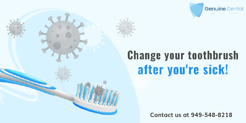 GenuineDental's tweet image. Have you been ill lately &amp;amp; still using the same toothbrush?
It's a big NO-NO!
Ensure you switch to a new toothbrush every time you are sick to prevent the risk of infection. 🦷 #Brushing #Toothbrush #ToothbrushTips 
 #GenuineDentalArts #Practina