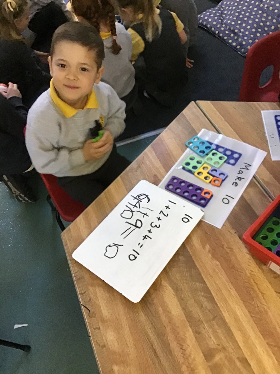 Look at our great Numicon work! We’ve been exploring the composition of the number 10 this week 👍🏻
