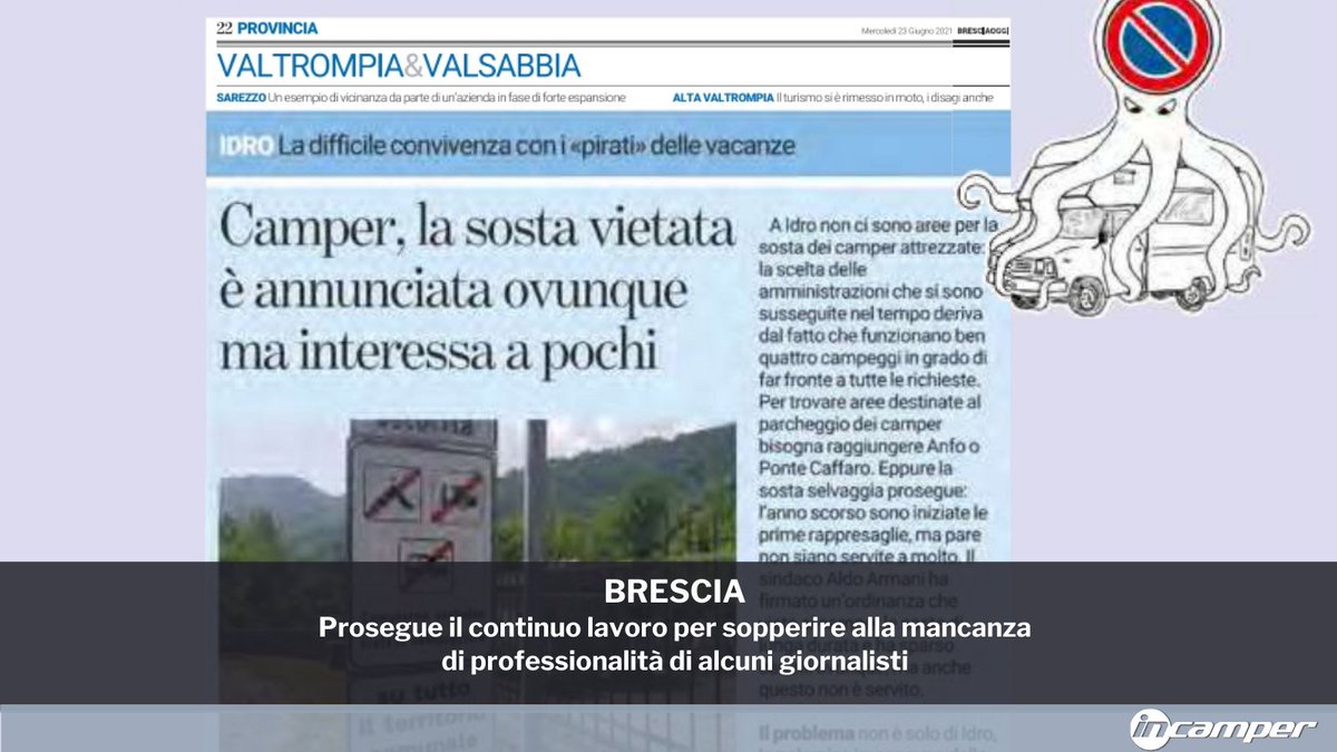 ANCC1985's tweet photo. inCAMPER N. 206
BRESCIA
Prosegue il continuo lavoro per sopperire alla mancanza
di professionalità di alcuni giornalisti

Eccoci di nuovo a leggere su un quotidiano un giornalista che fornisce ai lettori informazioni errate....leggi l'articolo👉 https://t.co/uO74KHQauh https://t.co/PO5aRdCSWl