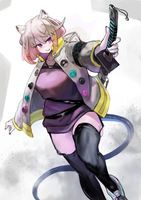 シュバっと戦場に表れてババっと敵を倒してくれるウタゲちゃん
#アークナイツ #Arknights #ウタゲ #illustration 