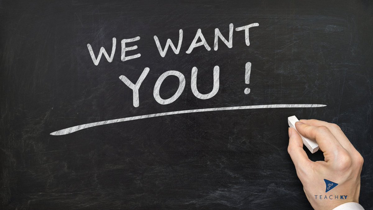 GoTeachKY's tweet photo. We are looking for Kentucky educators to spotlight! No matter what phase you are in- preservice, first year, experienced, or retired- we want to hear from you! Complete the form at https://t.co/s6sbdXlsXa https://t.co/htaA2foHkJ