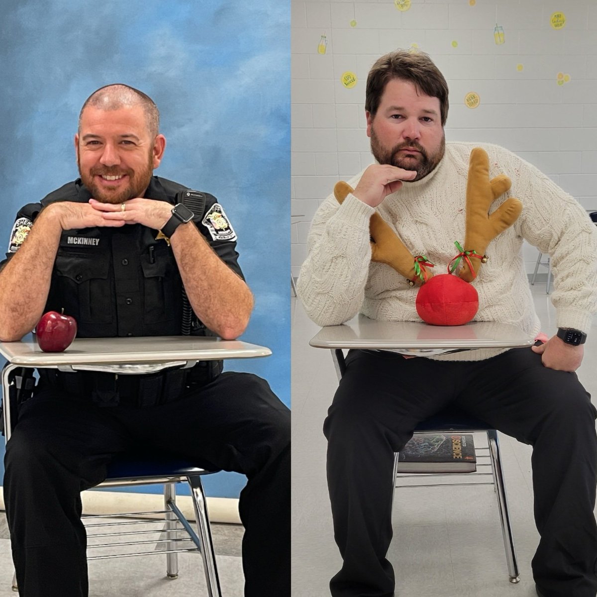 coj_johnson's tweet image. Who knew you'd make such a huge impression...everyone wants to be like you! LMS is blessed to have you. Happy birthday Deputy McKinney! @LMSPatriots #LMSPats