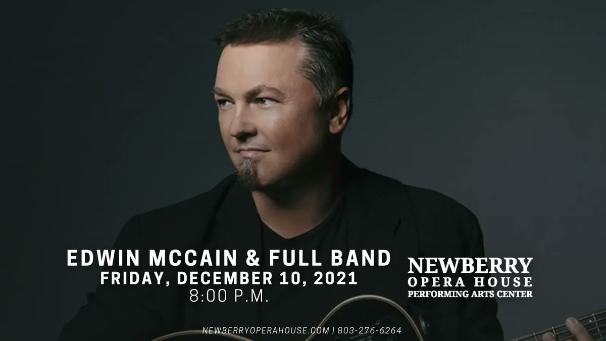 NbyOperaHouse's tweet photo. Are you ready for @edwinmccain? Don't miss him here December 10, 2021 at 8:00 P.M. Called the “great American romantic” by the “New York Times,” Edwin McCain has built an enviable career over the past 20 years. Get your tickets HERE. > >  https://t.co/2EptIbLU3u https://t.co/jf3EsR0imK