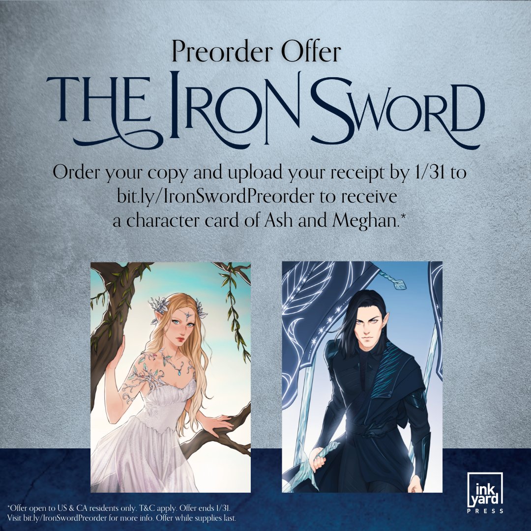 Julie Kagawa on Twitter: "Preorder giveaway for The Iron Sword is now live!  Check out these amazing character cards of Ash and Meghan. I am in love  with how they did Ash,