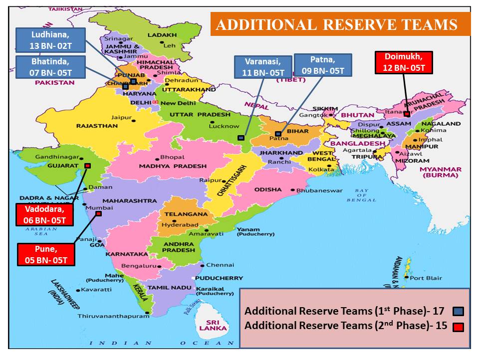 #NDRF Deployment #CycloneJawad #Update
64 Teams committed across Andhra Pradesh,
Odisha, West Bengal, Tamil Nadu
A&N Islands 

#BePreparedBeSafe
#Committed2Serve🙏🙏
#आपदासेवासदैवसर्वत्र 🇮🇳

@PMOIndia
@HMOIndia
@BhallaAjay26
@ndmaindia
@PIBHomeAffairs 
@ANI
@PTI_News