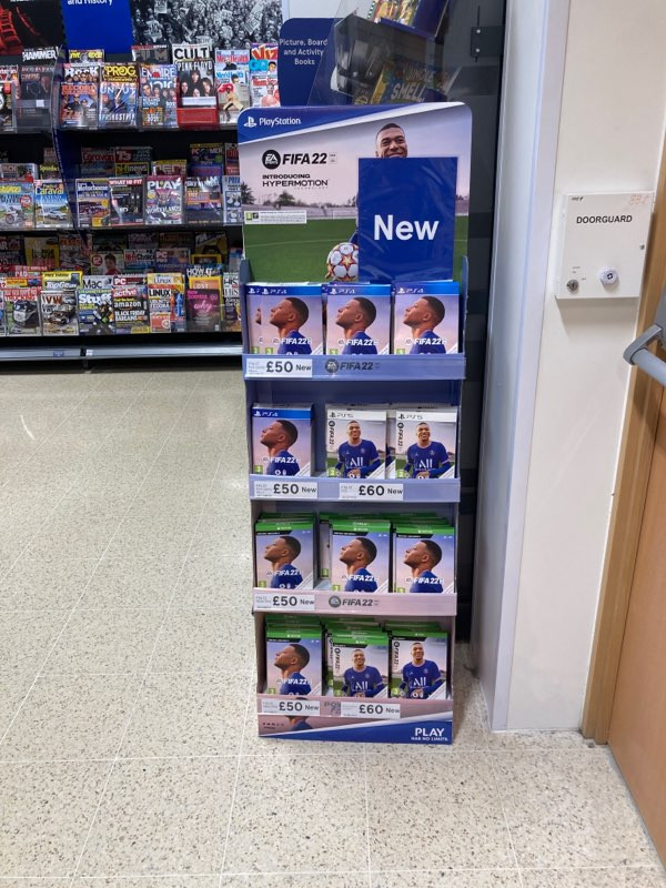 eXPD8_fm's tweet photo. Our #Merchandisers are in stores regularly tidying up setups and #replenishing stock so our #brands maximise #sales! We've been in @Tesco every week for 8 weeks now, replenishing #FIFA22 OFDs getting stock #available and #visible https://t.co/f4FZhnThpx