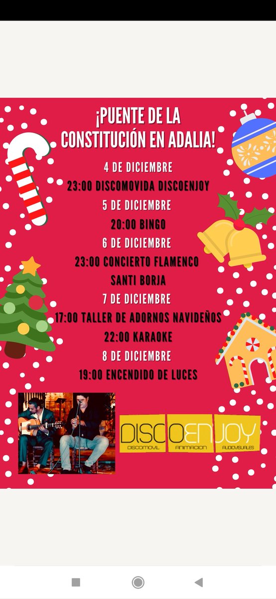 #PuenteDeDiciembre #FelizViernesATodos #FelizNavidad #discoenjoy21