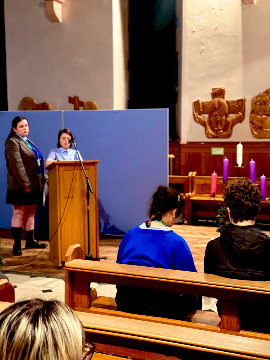 Celebrating advent together as a school. Well done to Beth and Emily for leading on this. Thank you to Mrs Hesketh for our beautiful Advent wreath. <a href="/StVincentsL12/">St. Vincent's School</a> <a href="/DrJohnAPatters1/">Dr. John A Patterson</a> <a href="/davidstvin/">D Swanston</a> <a href="/CAFODLiverpool/">CAFOD in Liverpool</a>