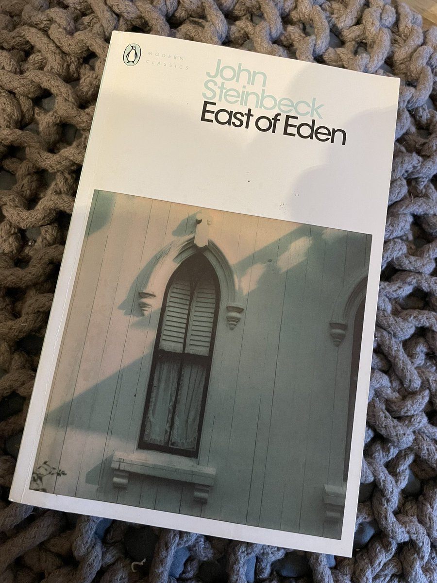 nicolab03's tweet photo. #fridayreads East Of Eden by John Steinbeck. @MaudieStokes43 and I are reading this for our #decemberclassic. Join us! https://t.co/RUEWH9yS1r