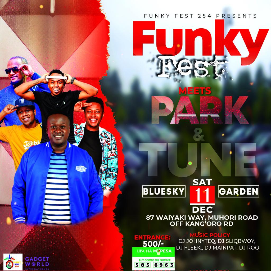 MWEMAJOSPHAT's tweet photo. #funkyfest #parkntune #djfleek @aleqie @GadgetworldI @tonygichuru @_Wachira_Jnr https://t.co/ItzxYxwOcZ
