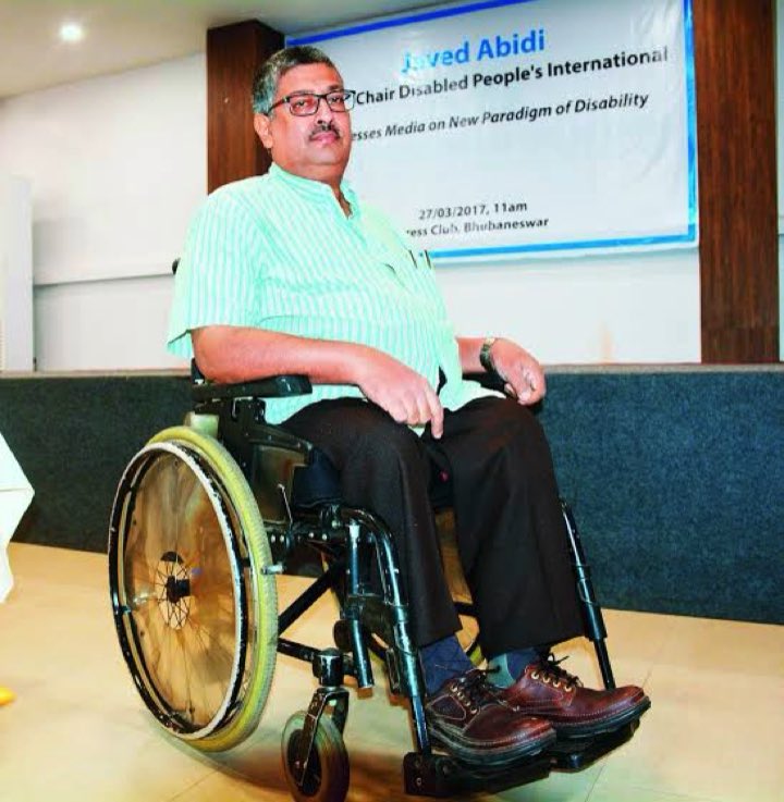 #JavedAbidi (11 June 1965– 4 March 2018) was an Indian activist who served as the director of the National Centre for Promotion of Employment for Disabled People (NCPEDP) in India, and the founder of the Disability Rights Group.
 #WorldDisabilityDay #disabilityday #Disability