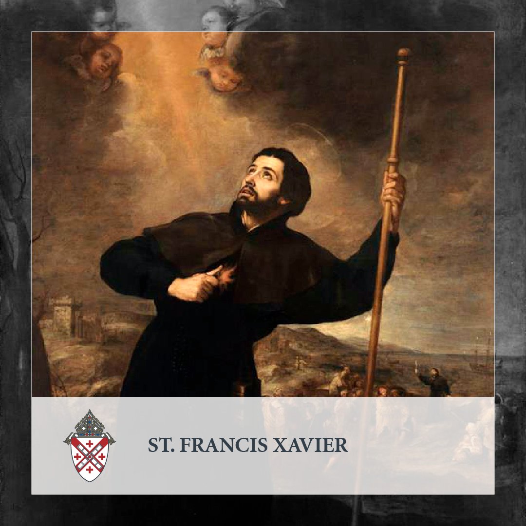 NY_Arch's tweet photo. Today the Church remembers Saint Francis Xavier, Priest. Pray for us. https://t.co/jsy34pt3Iu