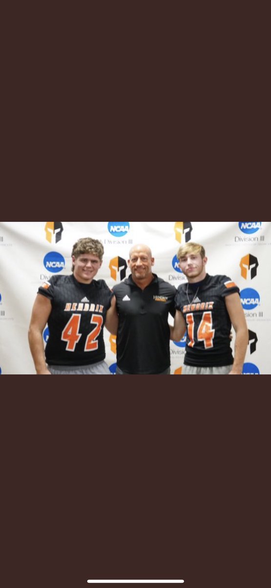 RileyHoffman13's tweet photo. Thanks for having us out coach @RussHeidiSLC and @HendrixFootball. https://t.co/0xY46jjdij