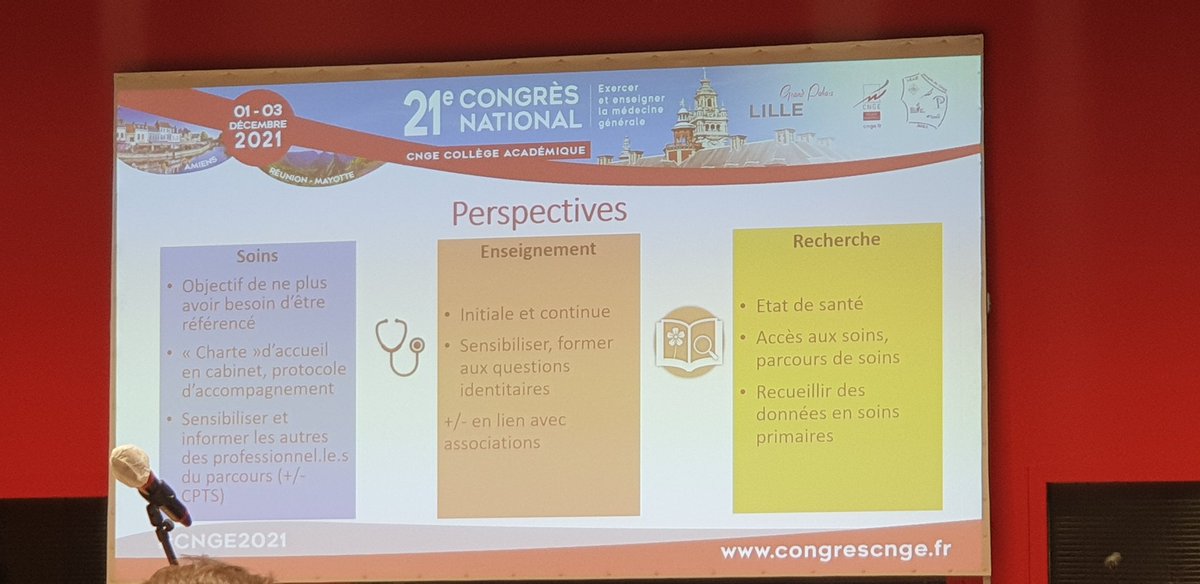 Quelles perspectives dans la prise en charge des personnes transgenres ? "Ne plus avoir besoin d'être référencé": un enjeu important
#CNGE #transgenre #medecinegenerale @congrescnge