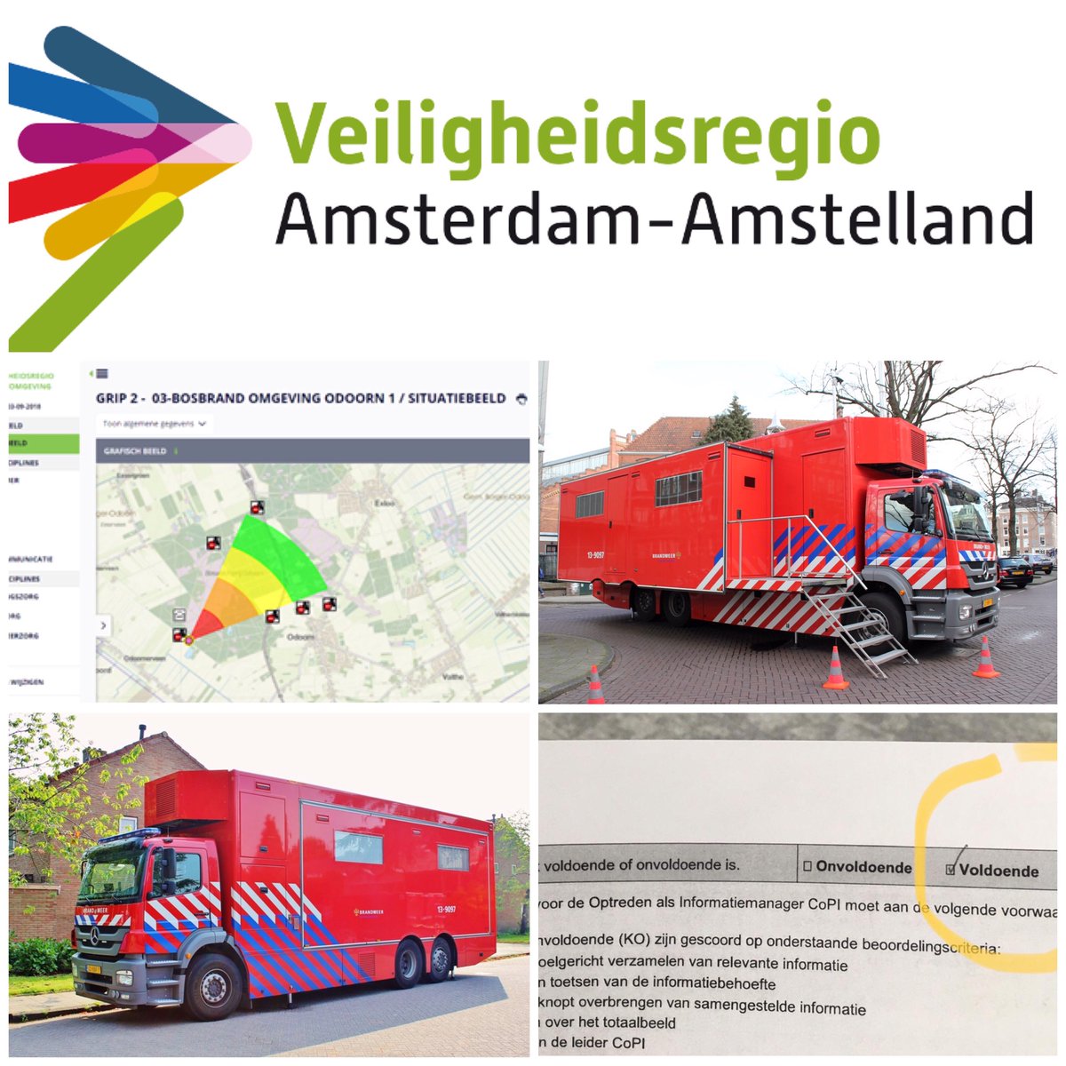 FirePim's tweet photo. Geslaagd!!! Vanochtend examen gedaan als #Informatiemanager (CoPI). Vaak genoeg #GRIP als chauffeur of chef #MCU meegemaakt, op naar een nieuwe rol @veiligheidsregioaa .
#incidenten #MOTO #vakbekwaamworden #opleiding #netcentrischwerken #multi #LCMS #GRIP #IMCoPI https://t.co/vR7Sjo4Jhc