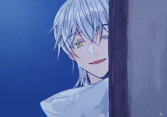 *夢絵
「今夜はきみの夢路を守らせてくれるかい?」 