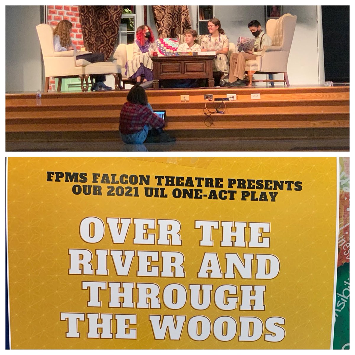 Come see the ⁦<a href="/FPMSTheatre/">FPMS Falcon Theatre</a>⁩ perform their one-act play! 1:30 ⁦<a href="/VandegriftHS/">Vandegrift HS</a>⁩ Tomorrow - this Saturday! #FalconsNest