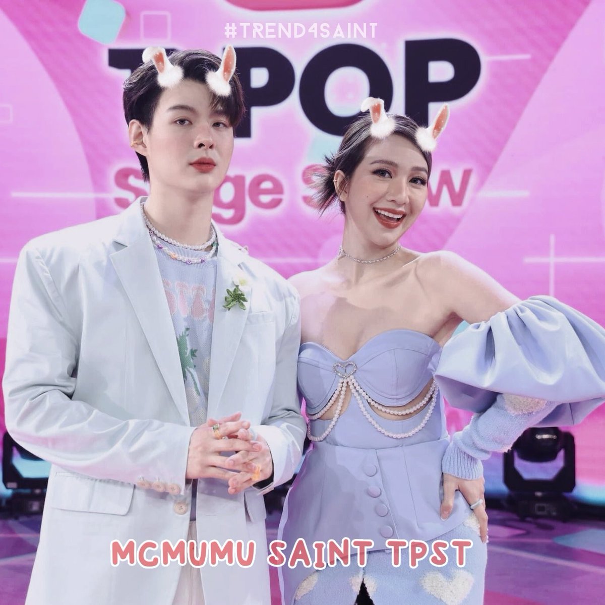 Trend4S's tweet photo. มาร่วมรับชมรายการและพบกับแขกรับเชิญ,พิธีกรพี่จูนและมุมุเฉ้น พร้อมๆกัน~ ❤️✨👶🤏

Trending
📆 04-12-2021
🔤 MCMUMU SAINT TPST
📈 โดยใช้แท๊กตามที่
@StageTpop ประกาศได้เลยครับ ⏰~8.30PM 

รับชมรายการ
🚨09:30PM(OnAir)
📺 Workpoint 23

See ya~🙏❤️
#Saint_sup #MingEr
#Trend4Saint https://t.co/OSWhEpSbSW