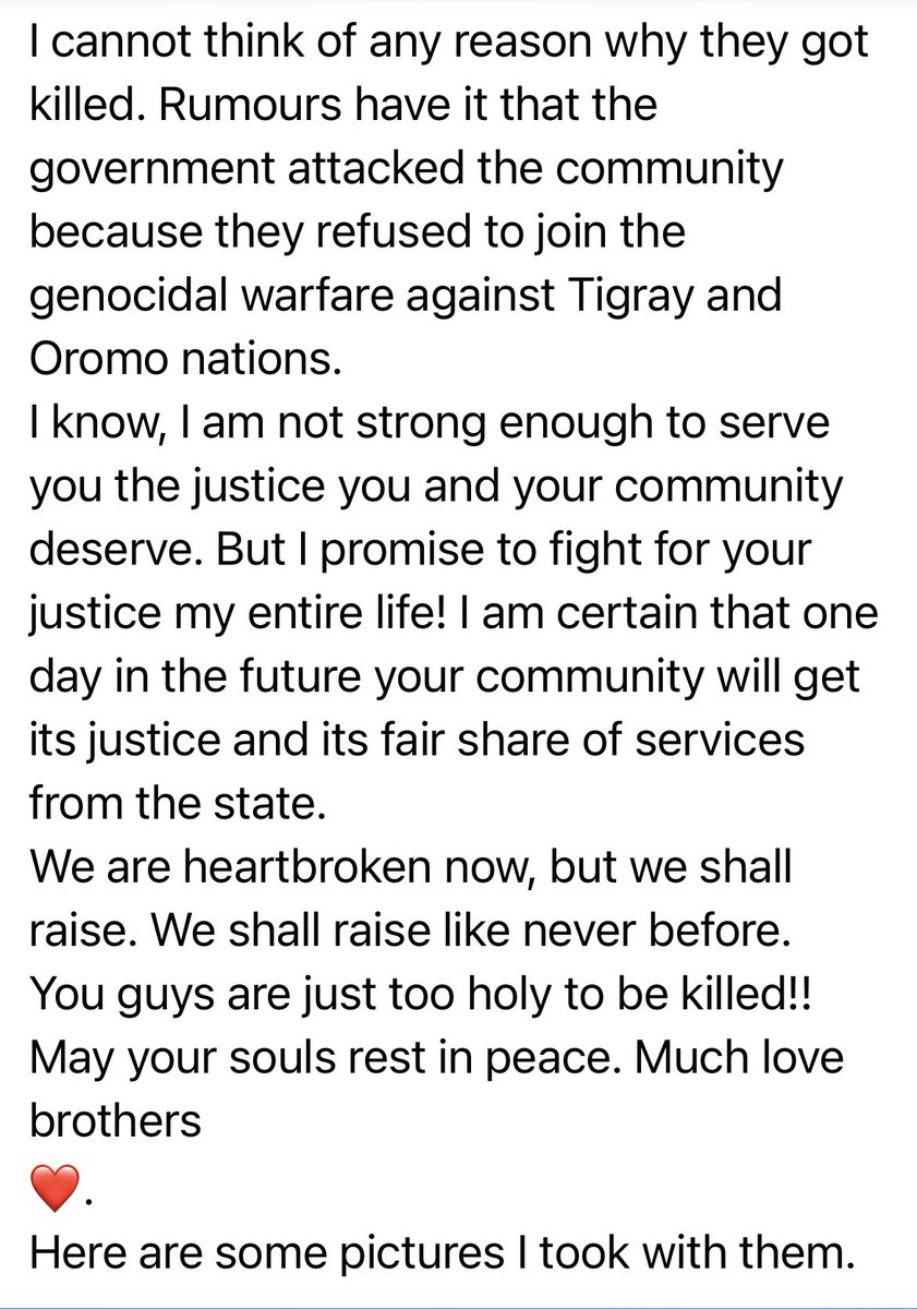 Sanyiikoo_Oromo's tweet photo. 👇🏾Personal account the life of #KarrayuOromo by MA Galata. Unbearable.
#Oromo people cannot continue to suffer under #Ethiopia’s endless violence. 
WE. MUST. BREAK. FREE. https://t.co/xdST49Zv2w