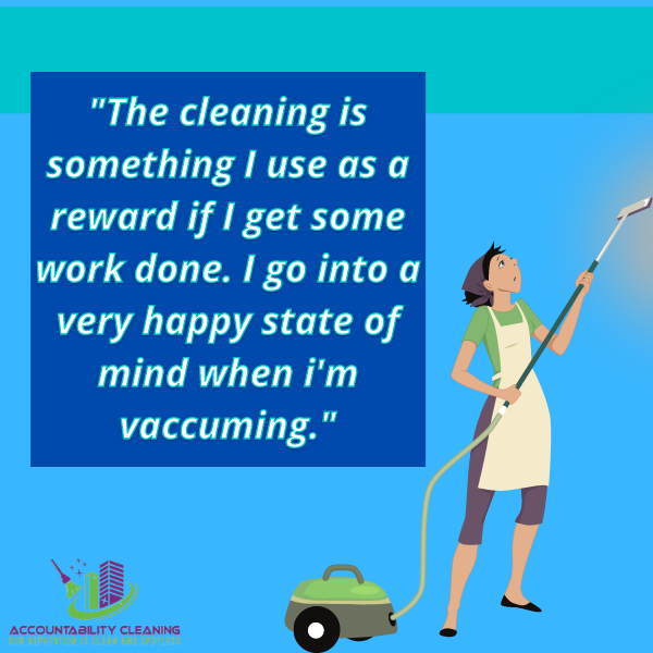 AccountCleaning's tweet photo. " The cleaning is something I use as a reward if I get some work done. I go into a very happy state of mind when I'm Vaccuuming. " ๐๐๐๐
#Accountability #cleaning #cleaningtips #cleaningmotivations #cleanisgreen #keepitclean
#cleanliness #cleaningoffices #cleanUp #Stayclean https://t.co/2YVJk9SR1R
