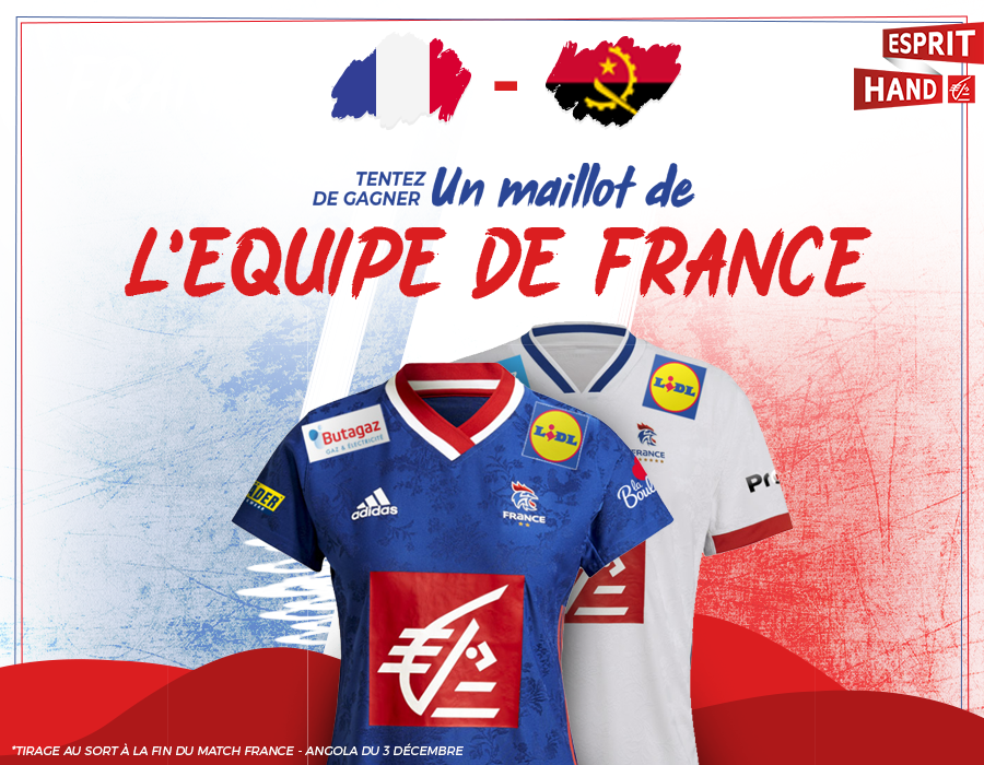 EspritHandball's tweet photo. #VousEtreUtile 
A l'occasion de #FRAANG tentez de remporter le maillot de l'équipe de France 😃 
Follow + RT pour participer ! 
#EspritHandball https://t.co/r1ixBXy9dD