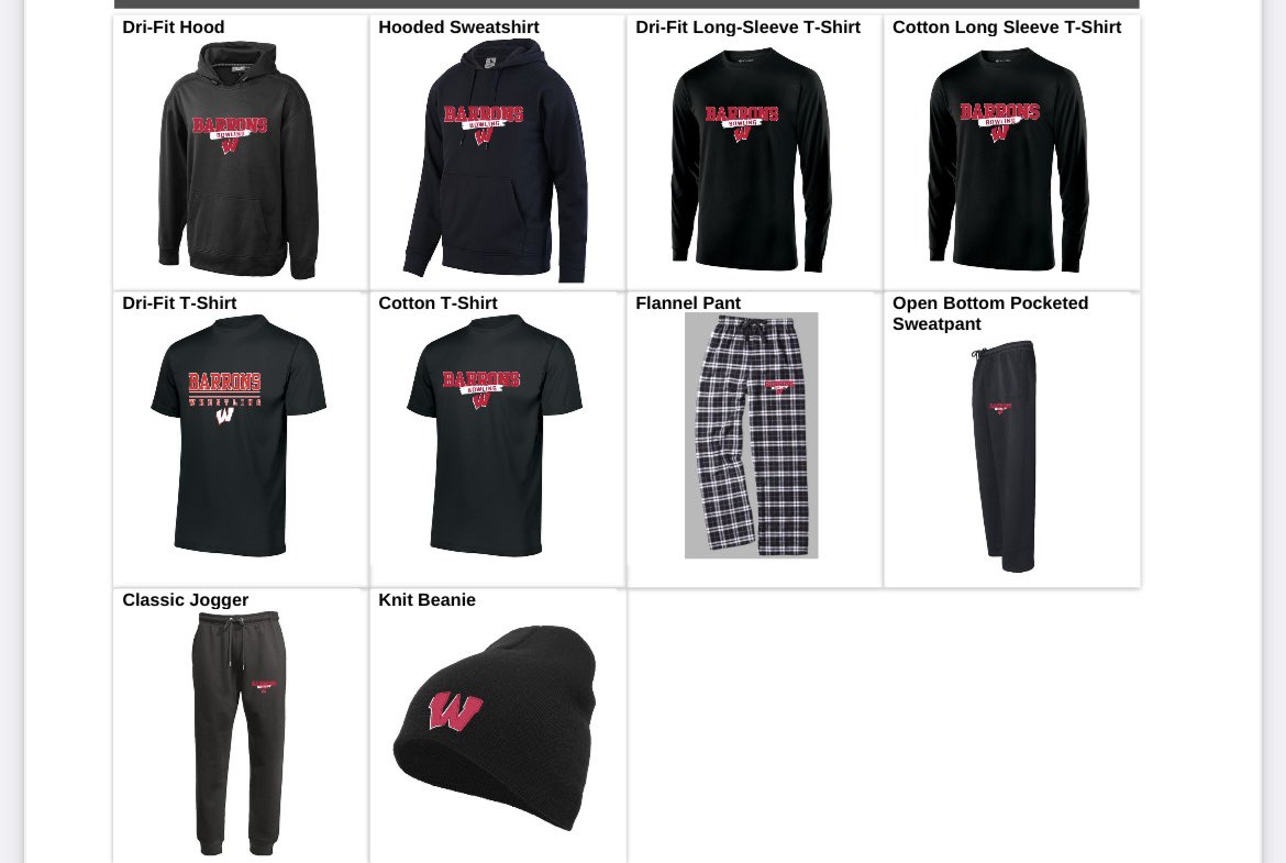 WHSCoachSmall's tweet photo. Barrons Bowling apparel sale going on now until 12/16! Check out the classic beanie this year, just click the link below for our online store! @WHS_Mort #WeAreBarrons #BarronsBowling https://t.co/ehwC4QydcI https://t.co/ZfaWvhQvI9