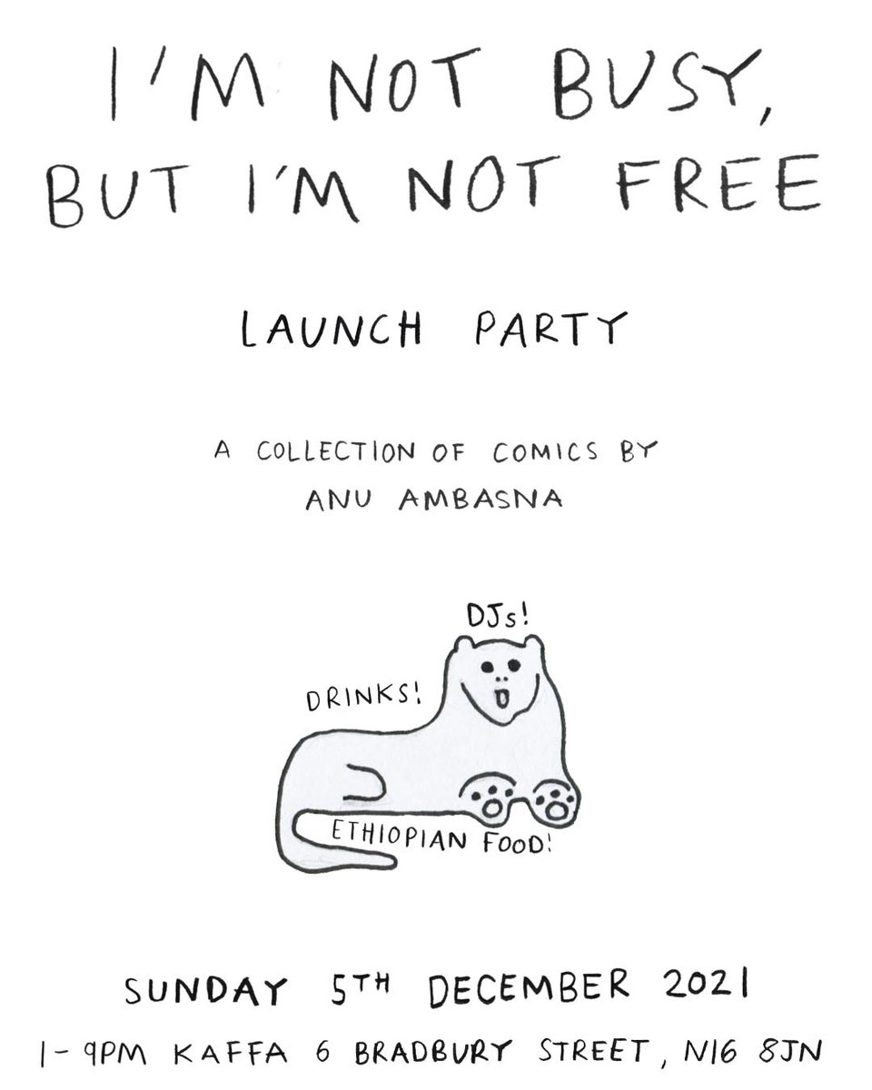 NTSlive's tweet photo. .@noanunoparty launches her new zine "I'm not busy, but I'm not free" this Sunday in LDN ✨ https://t.co/HSXt3E4GR4