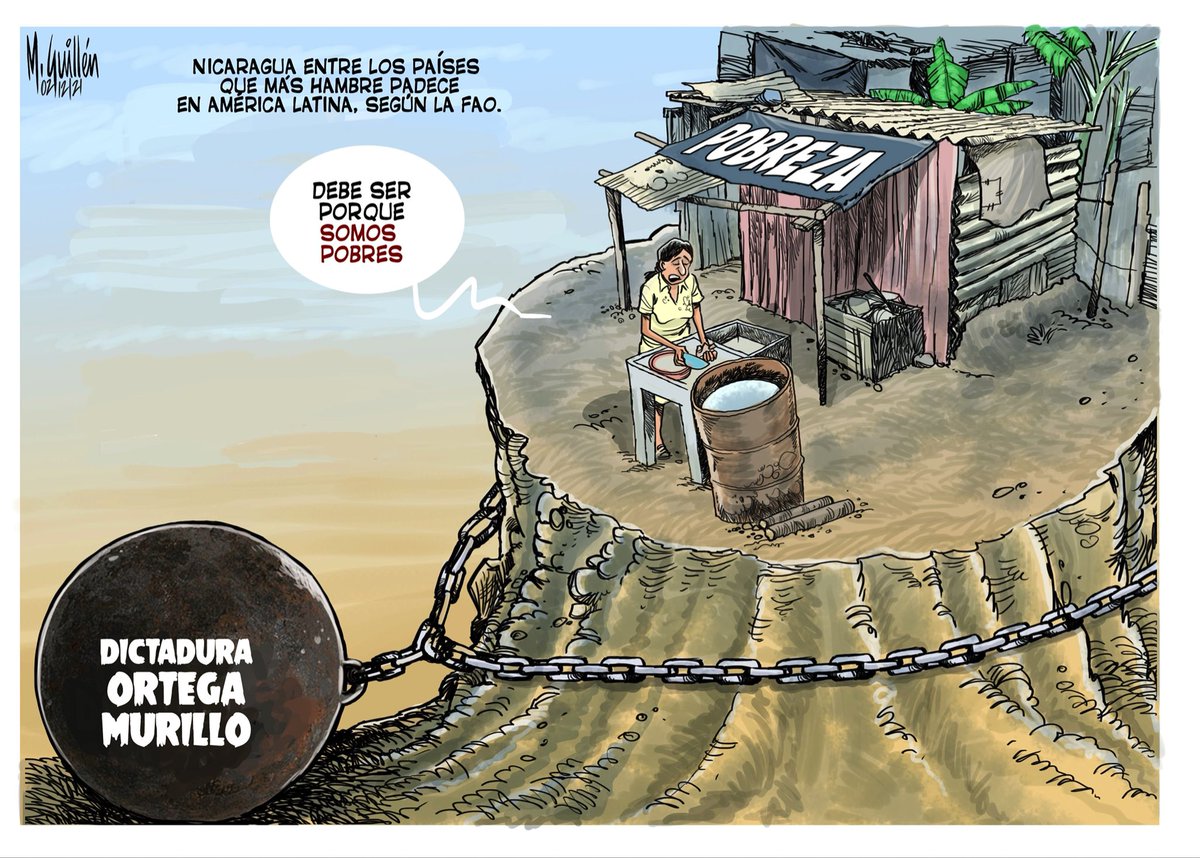 guillencartoons's tweet photo. La caricatura del día. Viernes 3 de Diciembre 2021
@laprensa 

#nicaragua #laprensa #manuelguillen #vivanicaragualibre #lachamuca #danielortega #ortegamurillo #dictadura https://t.co/zeXdHNebrV