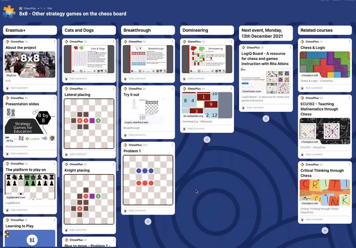 Resumen juegos estrategia 8x8 (inglés, por@ChessPlus). Presentación (pdf): bit.ly/3lzLboB Padlet con enlaces: bit.ly/3lwsiCY <a href="/ajedrezescuela/">Ajedrez a la Escuela</a> <a href="/MiriamMAjedrez/">Miriam Monreal</a> <a href="/socialajedrez/">Ajedrez Social</a> <a href="/mazuagah/">Manuel Azuaga</a> <a href="/leontxogarcia/">Leontxo García</a> <a href="/xavixavixec/">Xavier Garcia Bou</a> <a href="/aulaDjaque/">aulaDjaque</a> <a href="/AjedrezFrechin/">Club Ajedrez Marcos Frechin</a> <a href="/sumejorJugada/">La Mejor Jugada (Ajedrez educativo y social)</a>