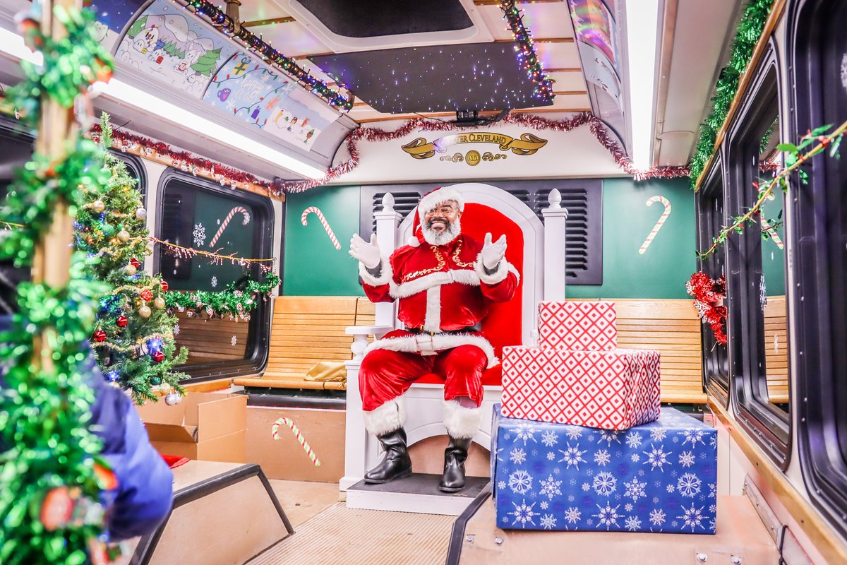 GCRTA's tweet photo. We're back this weekend for Holiday #CircleFest! Stop by for free photos with Santa on the Trolley, and stay for all the other fun @inthecircle has planned!
https://t.co/NHIXq9ZkM5 https://t.co/oxN8zxnrqE