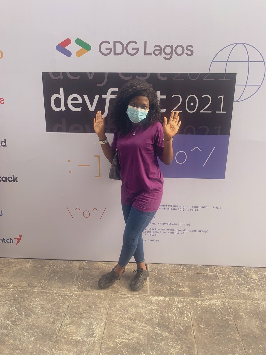 Motushbae's tweet image. ❤️🤍❤️

#DevFestLagos2021