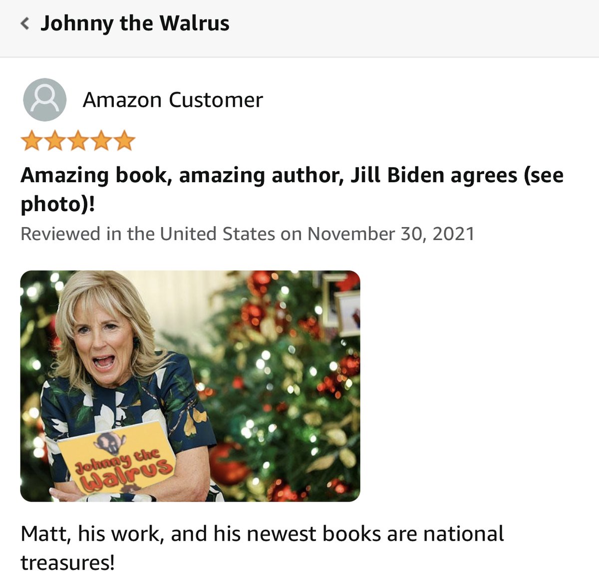 Good Morning to one of our most beloved children's authors of all time... <a href="/MattWalshBlog/">Matt Walsh</a>!  Here's the review I left for your excellent book!