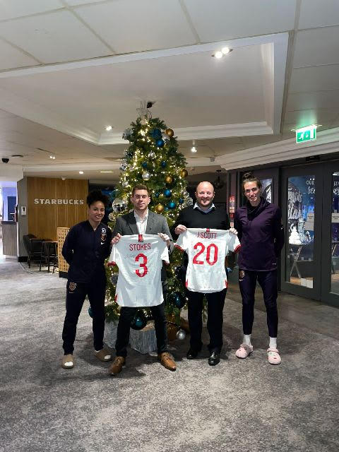 The Village Hotel Club (Newcastle) were lucky enough to have the <a href="/Lionesses/">Lionesses</a>  stay with them this week. 

They must have got an excellent night's sleep as they went on to win 20-0 against Latvia- the biggest ever England victory 🔥⚽️

#VillageHotelNewcastle #England