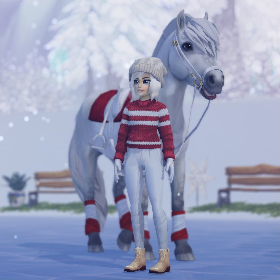 rachiegames's tweet photo. i finally got around to exploring the new winter village in @StarStable and i absolutely adore the revamp !! i made a new outfit to wear whilst i explored ^-^
#sso #starstable #starstableonline https://t.co/SoXpX44WsZ