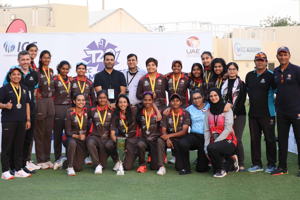 cricexec's tweet photo. .@EmiratesCricket🇦🇪 Board recognises #UAECricket Women’s resounding win in @ICC Women’s @T20WorldCup Asia Qualifier with AED5,000 Bonus for each team member
➡️https://t.co/mDmKlBZz74
@ICCAcademy @DxbSportsCity #EmiratesCricket #WomensCricket #ICC #WCWCqualifiers https://t.co/bjfb42aYYm