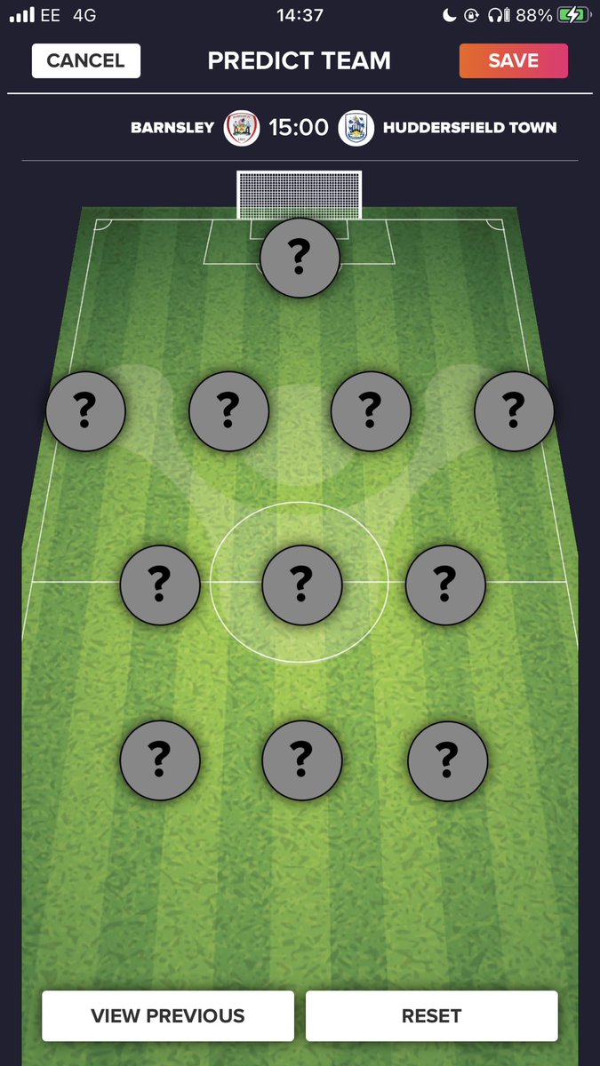 EATerriers's tweet photo. That time of week again Town fans … Who’s making the starting 11 tomorrow ?? Can anyone beat my 82% prediction accuracy on @fanhub #htafc https://t.co/PNJKNO7BbH