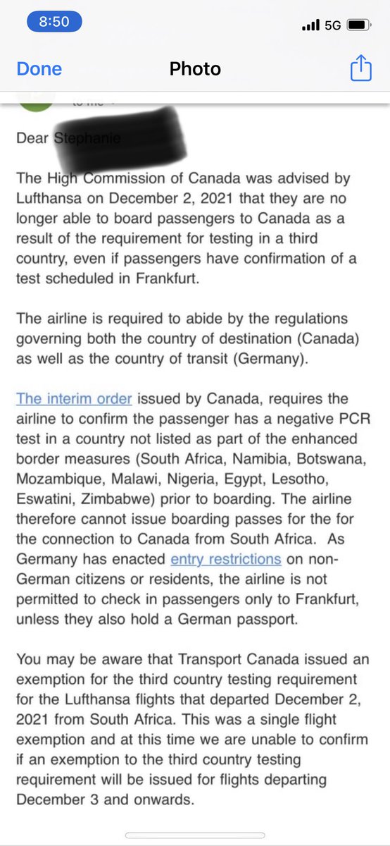 AlexpiersonAMP's tweet image. The Trudeau gov shut borders to SA w ZERO warning to 100s of Cnd’s now stranded. They must get 500$ PCR tests that r hard to find, and if they do find one many are being denied flights.The gov is nowhere to be found. And now this? ⁦@SeanFraserMP⁩ ⁦⁦@OmarAlghabra⁩