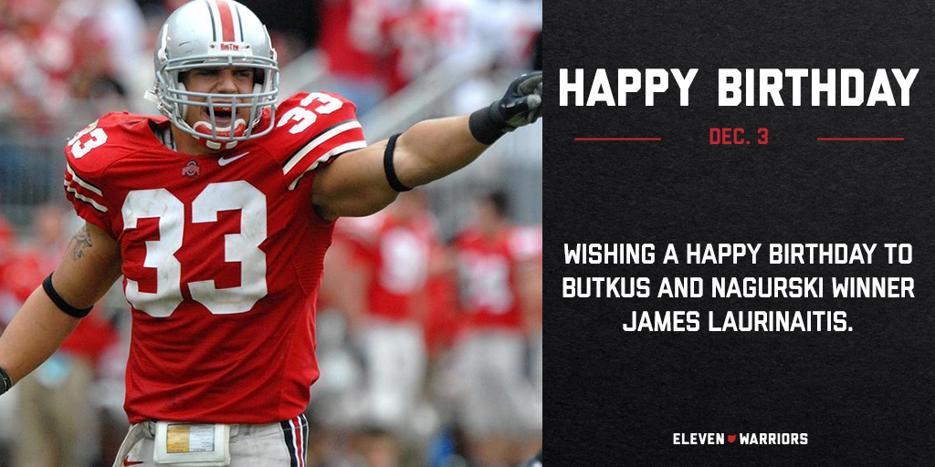 Wishing James Laurinaitis a happy birthday. 