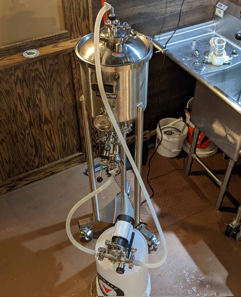 ShortCircuitedBrewer (@shortcircuitbru) on Twitter photo I'll admit I never used to think much of CIP.. but man after doing it for a while. I'm hooked!! The <a href="/BlichBeerGeek/">Blichmann Engineering</a> CIP ball combined with the #Riptide pump is a awesome combo!! About 15 minutes running and it is completely clean!
#cip #cipball
#cleaninplace #cleanup I'll admit I never used to think much of CIP.. but man after doing it for a while. I'm hooked!! The <a href="/BlichBeerGeek/">Blichmann Engineering</a> CIP ball combined with the #Riptide pump is a awesome combo!! About 15 minutes running and it is completely clean!
#cip #cipball
#cleaninplace #cleanup