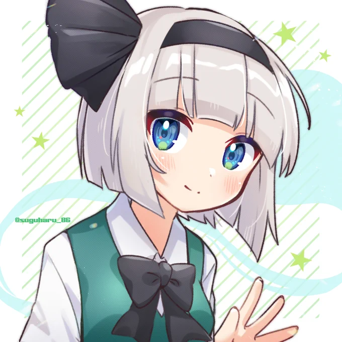 久々に参加!妖夢ちゃん💚

#深夜の真剣お絵描き60分一本勝負 
#東方Project #魂魄妖夢 