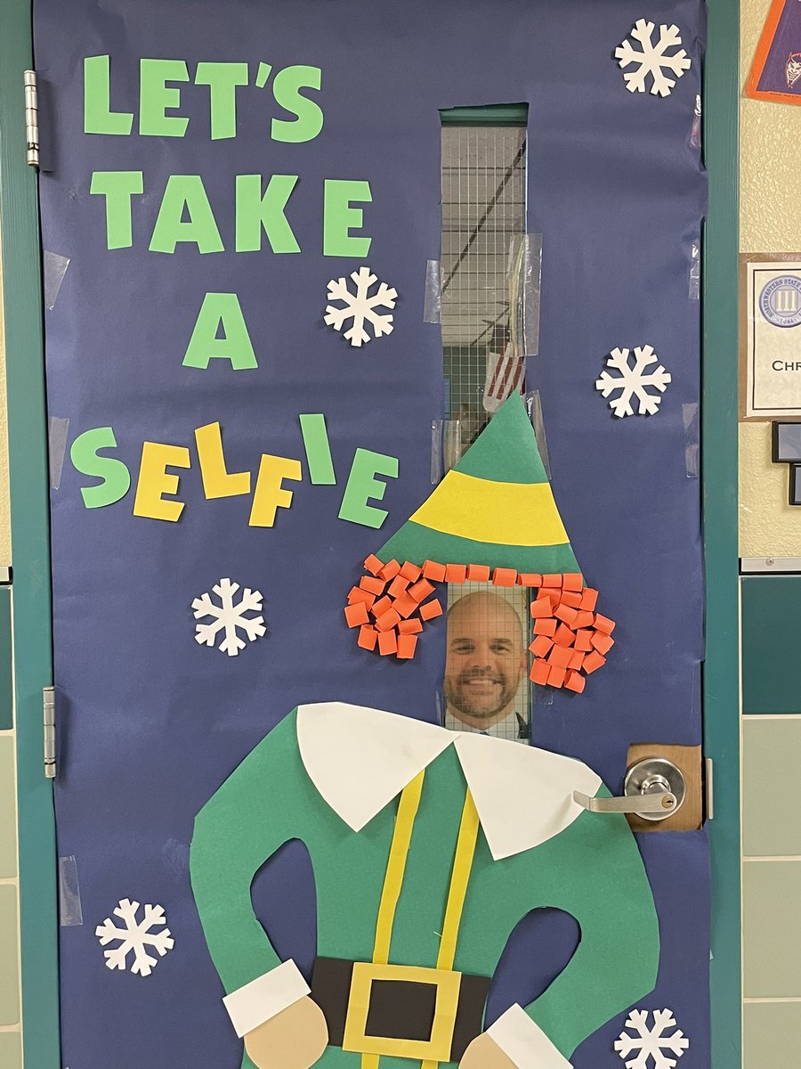 BCE Door Decorating Contest! I hope I win Mr. Bryan Calvert!! #teambce